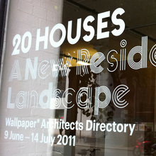 20 Houses. A New Residential Landscape exhibition, Wallpaper* Architects Directory