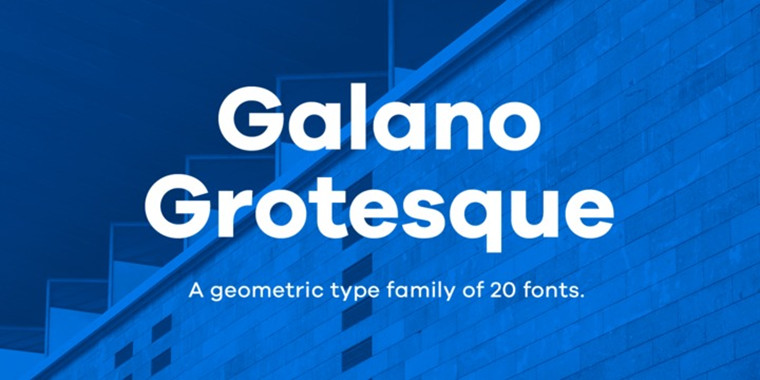 Galano Grotesque精美样张