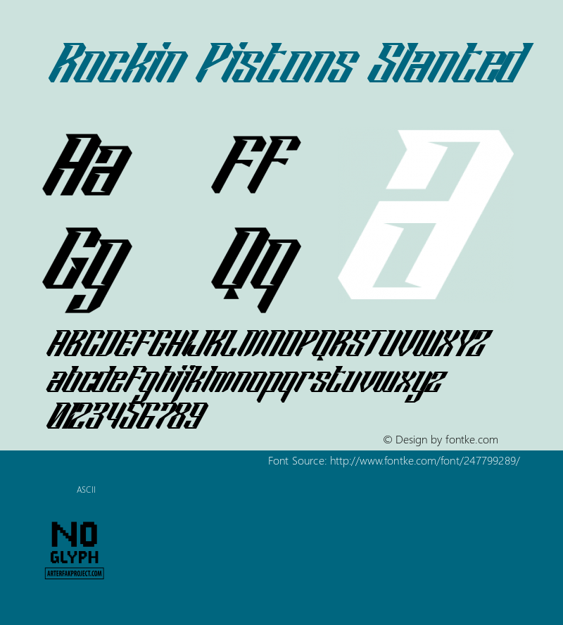 Rockin Pistons Font - Download Free Font