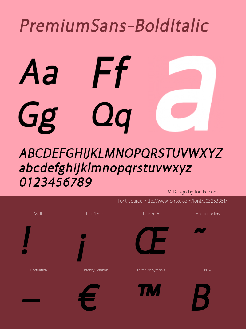 fonts premium图片